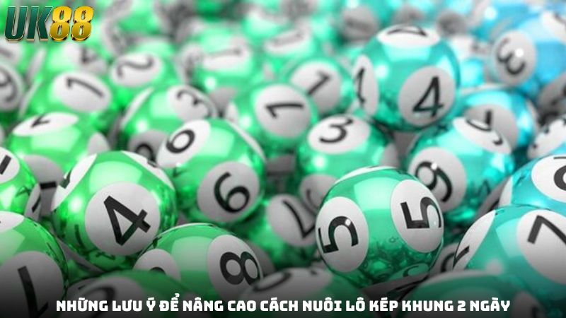 Những lưu ý để nâng cao cách nuôi lô kép khung 2 ngày